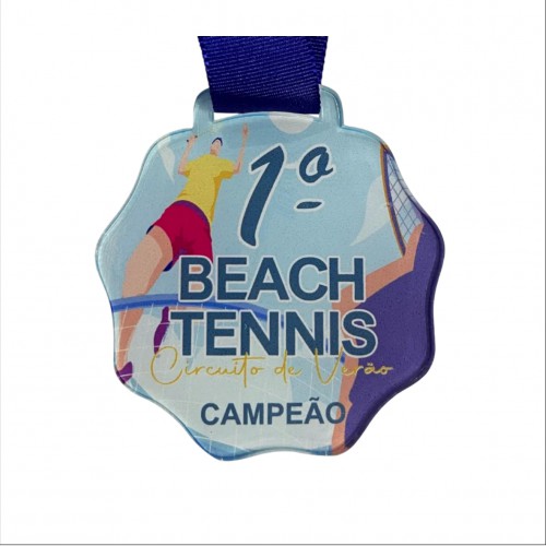Medalha em Adesivo Retroverso